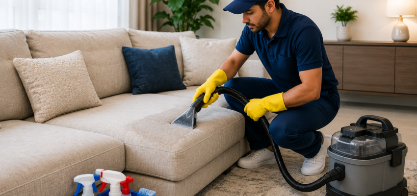 Sofa and upholstery cleaning