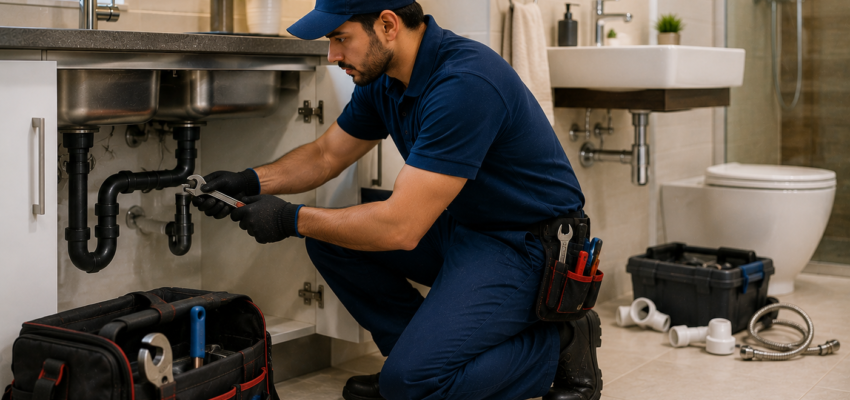 Bathroom and kitchen plumbing