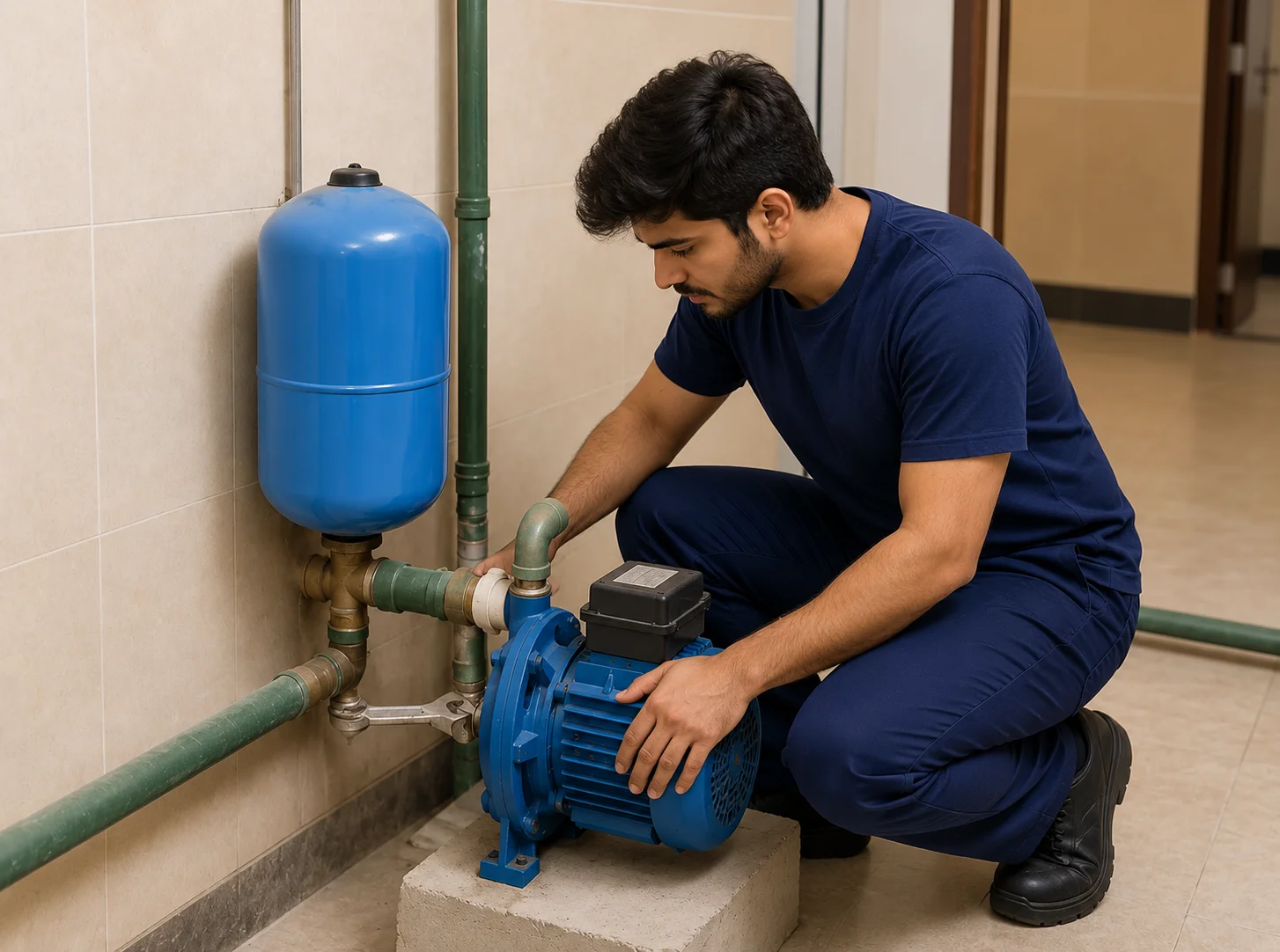Water Pump Installation